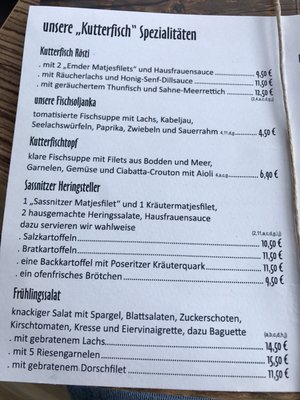 Menu photo 3 Restaurant Kutterfisch Sassnitz, MV