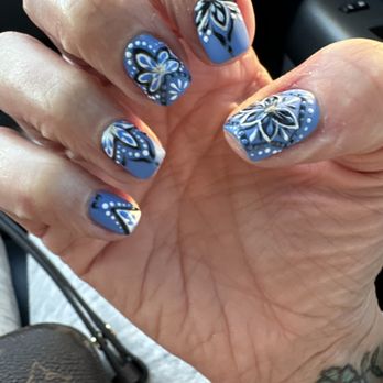 A&M Nails - Freehand nail art work! - Nail Salons Near Me - San Antonio, Texas