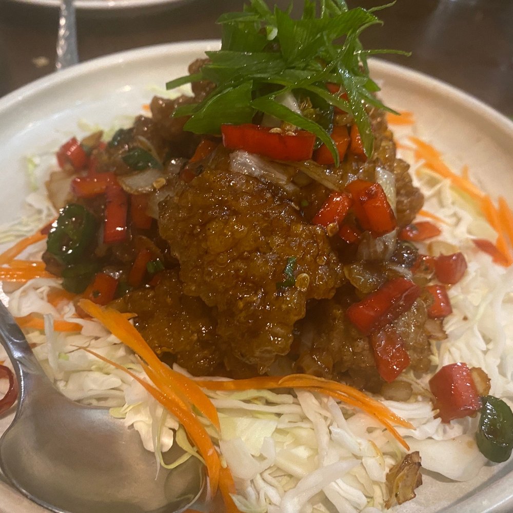 Tosakan Thai Restaurant - Fried chill calamari - Seafood Near Me - Chermside, QLD