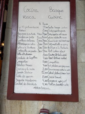 Menu photo 2 Iturriza Taberna Bilbo, BI