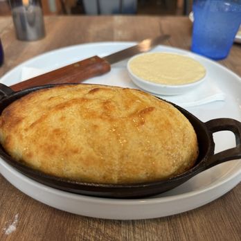 The Disgruntled Chef - Cornbread with honey butter - Coffee & Tea Near Me - Gardiner, New York