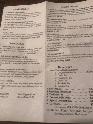 Menu photo 3 Pho Mimosa Snohomish, WA