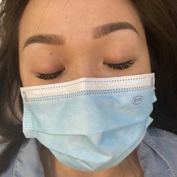 Style: Dolly effect, C curl, 10 lashes for longest part