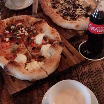 The Parlour - Gold-member at the back with a half Zeus and half Artichoke and 6-10 dip. - Pizza Near Me - Vancouver, British Columbia The Parlour - Gold-member at the back with a half Zeus and half Artichoke and 6-10 dip. - Pizza Near Me - Vancouver, British Columbia