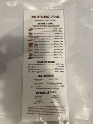 Menu photo 8 The Boiling Crab Washington, DC, DC Menu photo 8 The Boiling Crab Washington, DC, DC