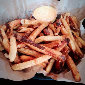 Empire Burger - Burgers do not come with a side. This is the full order of fries, you also get a choice of one of their many sauces! - Burgers Near Me - Breckenridge, Colorado Empire Burger - Burgers do not come with a side. This is the full order of fries, you also get a choice of one of their many sauces! - Burgers Near Me - Breckenridge, Colorado