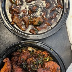 Caribbean Paradise - Bombay chicken (dry), Manchurian beef