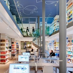Commerzbibliothek - "Parterre" im Lesesaal