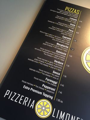 Menu photo 1 Pizzeria Limone Cottonwood Heights, UT