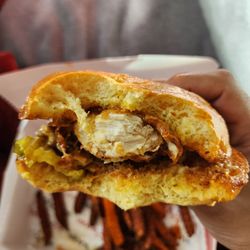 Wulf Burger - Chicken sandwich is not worth the price with such a small tender.. Stick to the burgers