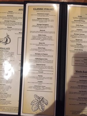 Menu photo 2 Avellinos Blacksburg, VA