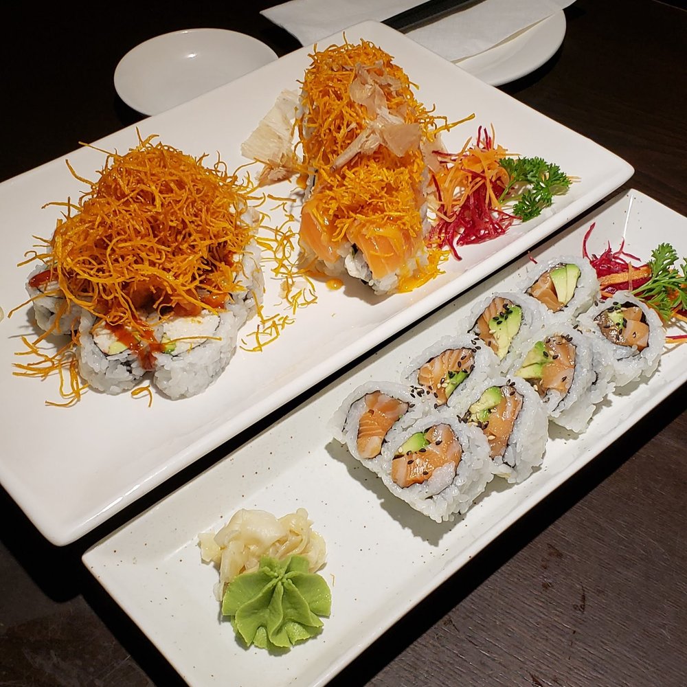 Tonton Sushi - Volcano Roll, Awesome Roll and Salmon Avocado Roll - Japanese Near Me - Vancouver, British Columbia Tonton Sushi - Volcano Roll, Awesome Roll and Salmon Avocado Roll - Japanese Near Me - Vancouver, British Columbia