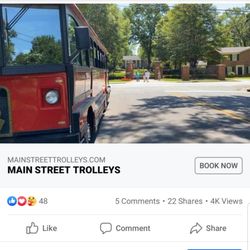 Main Street Trolleys - Visit us on Facebook