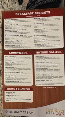 Menu photo 3 Red River Cafe Ferndale, WA