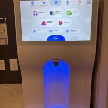 408 Jackson - Love this water dispenser with a huge variety of different types of waters for free. - Apartments Near Me - Greenville, South Carolina