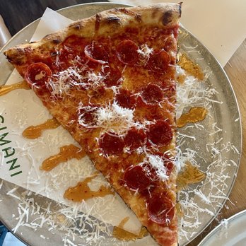 Gimani - Pepperoni with hot honey - SO GOOD - Pizza Near Me - Albuquerque, New Mexico Gimani - Pepperoni with hot honey - SO GOOD - Pizza Near Me - Albuquerque, New Mexico