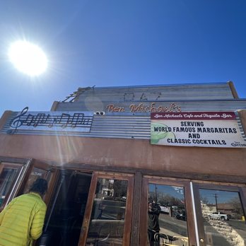 Ben Michael's Restaurant - a person entering the restaurant - New Mexican Cuisine Near Me - Albuquerque, New Mexico
