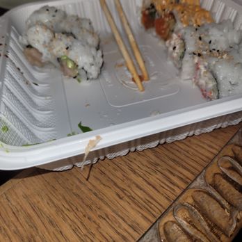 Nishino Sushi - Bone on edge of container - Sushi Bars Near Me - Kamloops, British Columbia Nishino Sushi - Bone on edge of container - Sushi Bars Near Me - Kamloops, British Columbia
