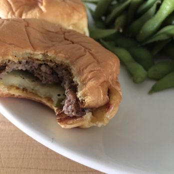 Atomic Burger - I couldn't wait to take a pic. I was starving for a slider!! - Fast Food Near Me - Metairie, Louisiana