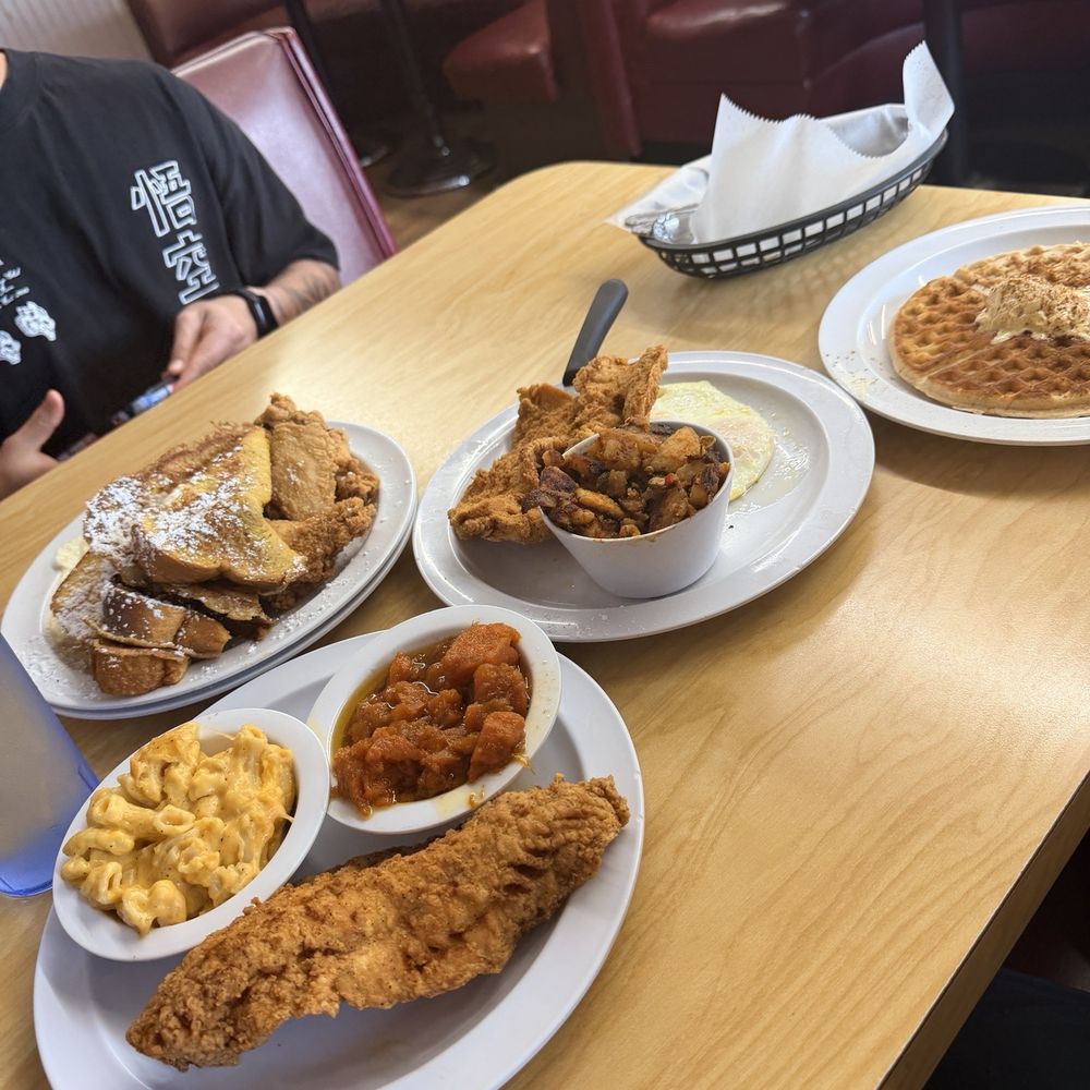 The Serving Spoon - Waffles CATFISH breakfast - Breakfast & Brunch Near Me - Inglewood, California