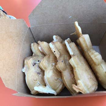 Somisomi - Taiyaki to go - red bean and cream cheese, Nutella, cheddar, custard and red bean. - Desserts Near Me - Cupertino, California Somisomi - Taiyaki to go - red bean and cream cheese, Nutella, cheddar, custard and red bean. - Desserts Near Me - Cupertino, California
