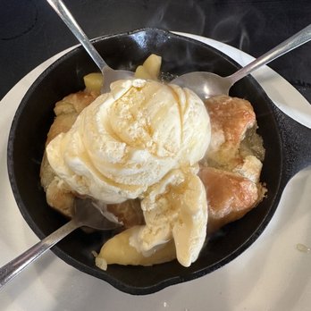 Blues City Cafe - Apple Dumpling with Ice Cream. - Southern Near Me - Memphis, Tennessee Blues City Cafe - Apple Dumpling with Ice Cream. - Southern Near Me - Memphis, Tennessee