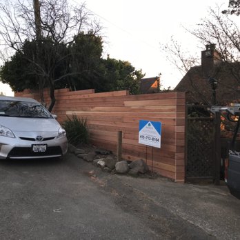 Robert Kennedy Construction - New red wood fence. Oakland hills. - General Contractors Near Me Robert Kennedy Construction - New red wood fence. Oakland hills. - General Contractors Near Me