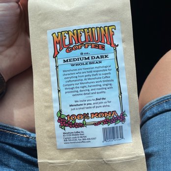 Menehune Coffee Company - Menehune Coffee Whole Coffee Beans - Coffee & Tea Near Me - Captain Cook, Hawaii