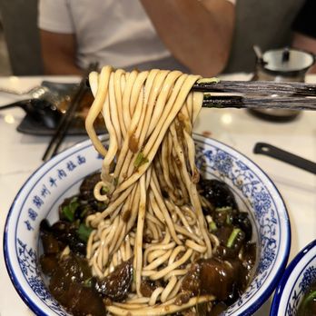 Highland Noodles - eggplant with minced pork noodles - Noodles Near Me - Milpitas, California