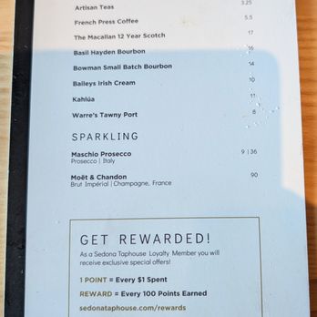 Sedona Taphouse - This is their After Dinner Drinks Menu.  Photo taken May 16, 2026. - New American Near Me - Virginia Beach, Virginia