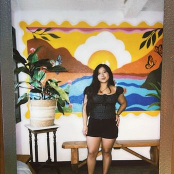HolyBelly - Me behind the painting as well - Breakfast & Brunch Near Me - Grover Beach, California