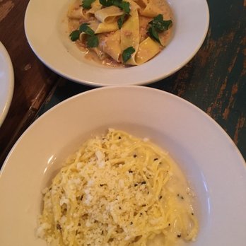 Lucia - Cacio Pepe and tagliatelle rabbit ragu - Italian Near Me - Dallas, Texas Lucia - Cacio Pepe and tagliatelle rabbit ragu - Italian Near Me - Dallas, Texas