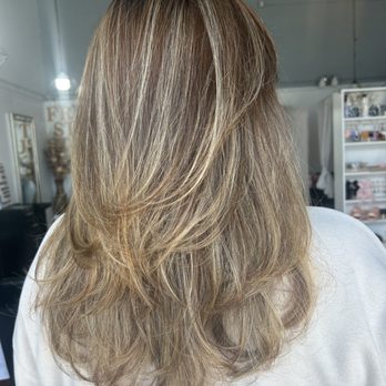 Friends Style Studio - This is the after- no color treatment but she did wash and style my hair after. I asked for long layers and curtain bangs and she delivered! - Hair Salons Near Me - Fountain Valley, California Friends Style Studio - This is the after- no color treatment but she did wash and style my hair after. I asked for long layers and curtain bangs and she delivered! - Hair Salons Near Me - Fountain Valley, California