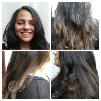 Laura McKinley - A balayage/Sombre look on this beautiful young lady. Gives her hair more dimension and a sun kissed look - Hair Stylists Near Me - Oakland, California Laura McKinley - A balayage/Sombre look on this beautiful young lady. Gives her hair more dimension and a sun kissed look - Hair Stylists Near Me - Oakland, California