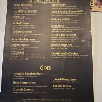 The Green Door - Menu - Speakeasies Near Me - Lindenhurst, New York The Green Door - Menu - Speakeasies Near Me - Lindenhurst, New York
