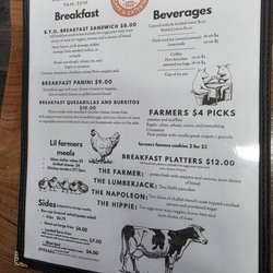 Farmacy Cafe & Catering - Menu