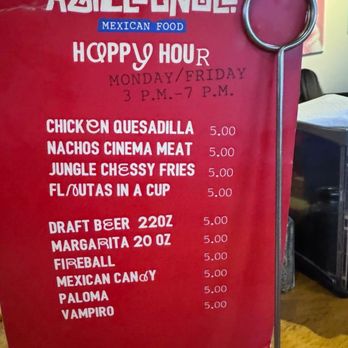 Aztec Jungle - Happy Hour Menu - New Mexican Cuisine Near Me - San Antonio, Texas Aztec Jungle - Happy Hour Menu - New Mexican Cuisine Near Me - San Antonio, Texas