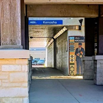 Union Pacific Railroad Metra - Eastern entrance to platform: Kenosha Metra Station. - Public Transportation Near Me - Kenosha, Wisconsin Union Pacific Railroad Metra - Eastern entrance to platform: Kenosha Metra Station. - Public Transportation Near Me - Kenosha, Wisconsin