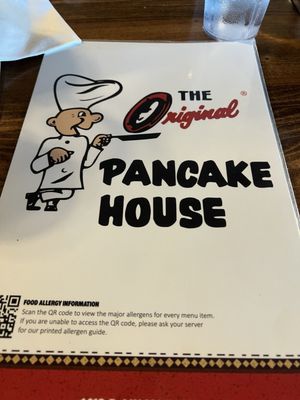 Menu photo 1 Original Pancake House Anaheim, CA