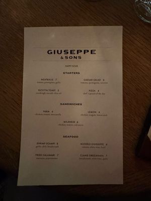 Menu photo 3 Giuseppe & Sons Philadelphia, PA Menu photo 3 Giuseppe & Sons Philadelphia, PA