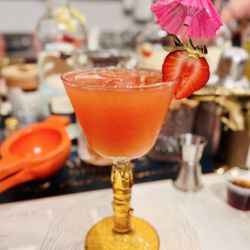 Waterman Spirits - The second drink we made, the strawberry Aloha. So fruity!
