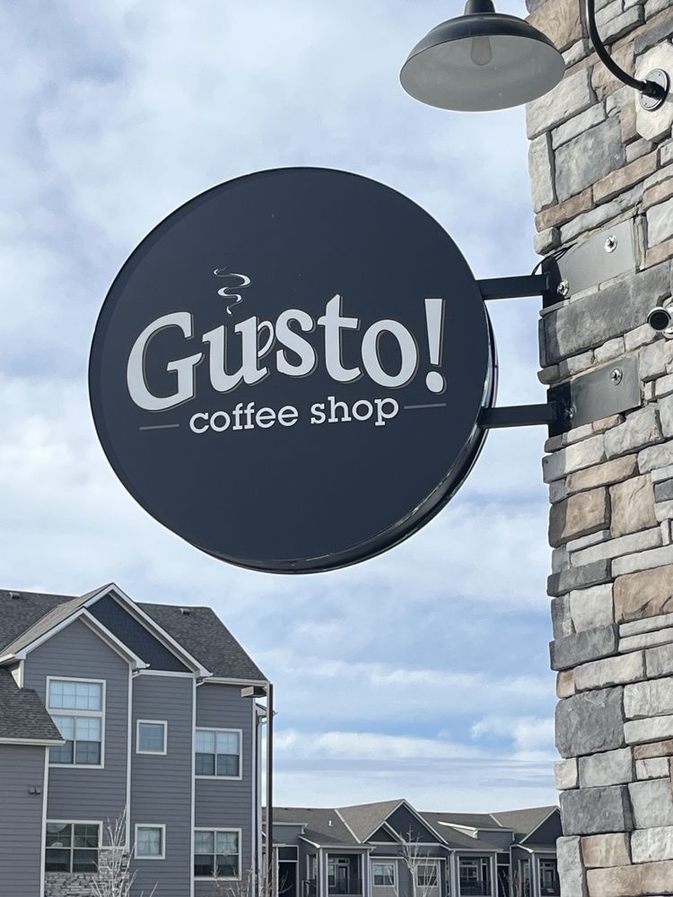 Gusto Coffee Shop Logo