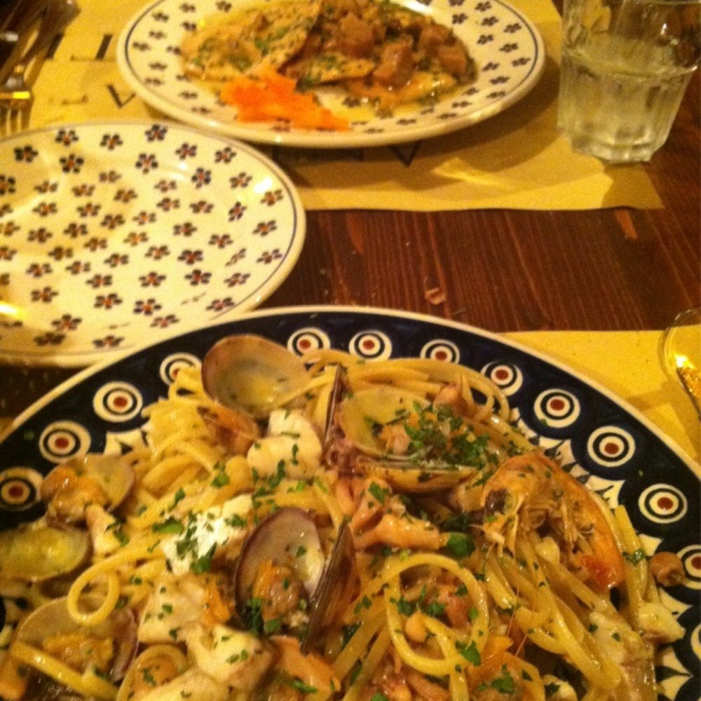 Antica Osteria Brunetti - Fish pasta that they can make into a seafood pasta - Roman Near Me - Rome, RM Antica Osteria Brunetti - Fish pasta that they can make into a seafood pasta - Roman Near Me - Rome, RM