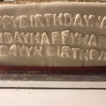 Diana's Bakery - Bottom left I don't think that forms Happy Birthday? - Bakeries Near Me - Phoenix, Arizona