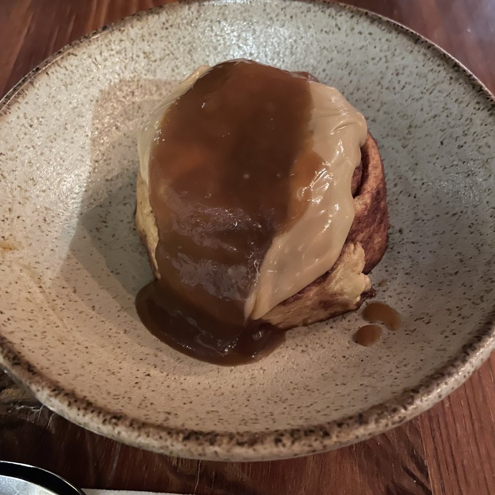 Foraged. A Hyper Seasonal Eatery - Sourdough cinnamon roll - New American Near Me - Baltimore, Maryland Foraged. A Hyper Seasonal Eatery - Sourdough cinnamon roll - New American Near Me - Baltimore, Maryland