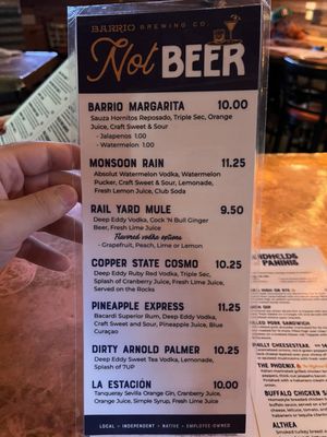Menu photo 6 Barrio Brewing Tucson, AZ