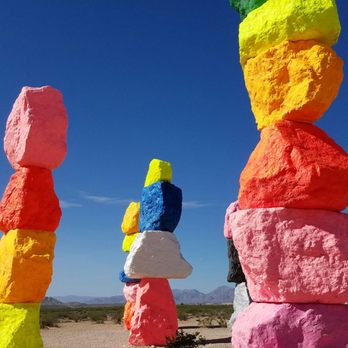 Seven Magic Mountains - Public Art Near Me - Las Vegas, Nevada