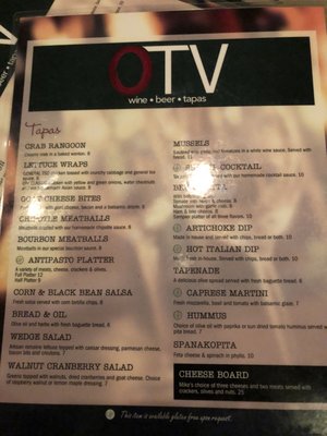 Menu photo 2 Off The Vine Minot, ND