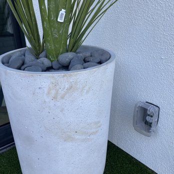 TexasTurf - a potted plant with rocks and grass - Landscaping Near Me - Lakeway, Texas