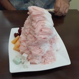 Watermelon and lychee frost